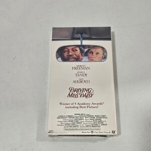 Driving Miss Daisy VHS Tape 1990 Warner Home Video Morgan Freeman Jessica Tandy